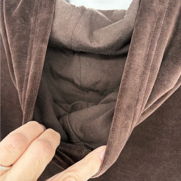 Express Brown Velour Tracksuit - Picture 7 of 10